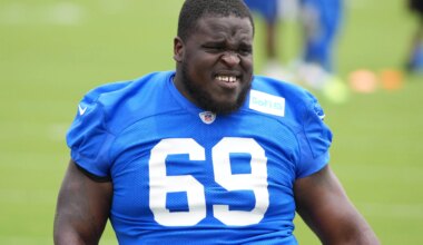 Rams' Kevin Dotson caught a huge shark in Australia