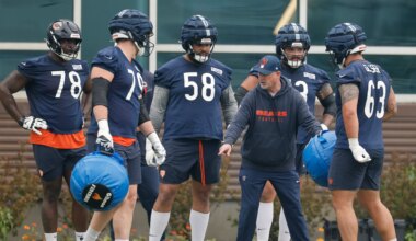 Bears OL coach Dan Roushar gets honest about left tackle hole