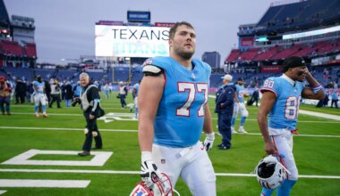 Tennessee Titans get fifth-year option price tag for Peter Skoronski