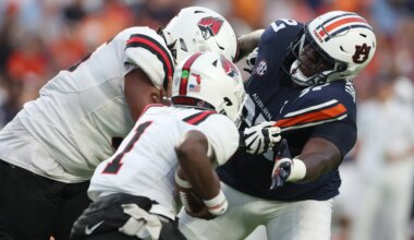 No. 46, Auburn DT Bobby Jamison-Travis