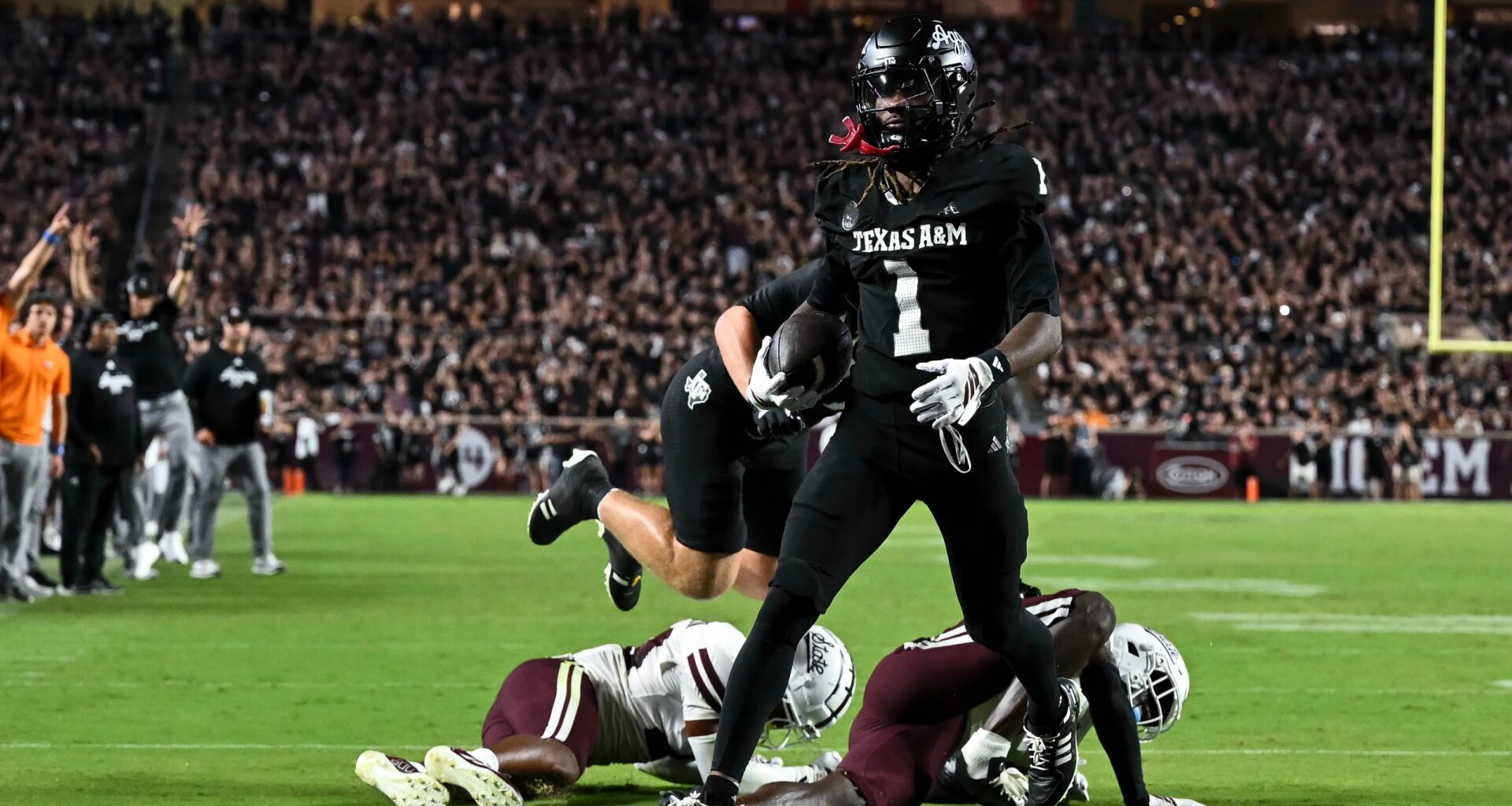 Highlights from Texas A&M football's second spring practice on Sunday