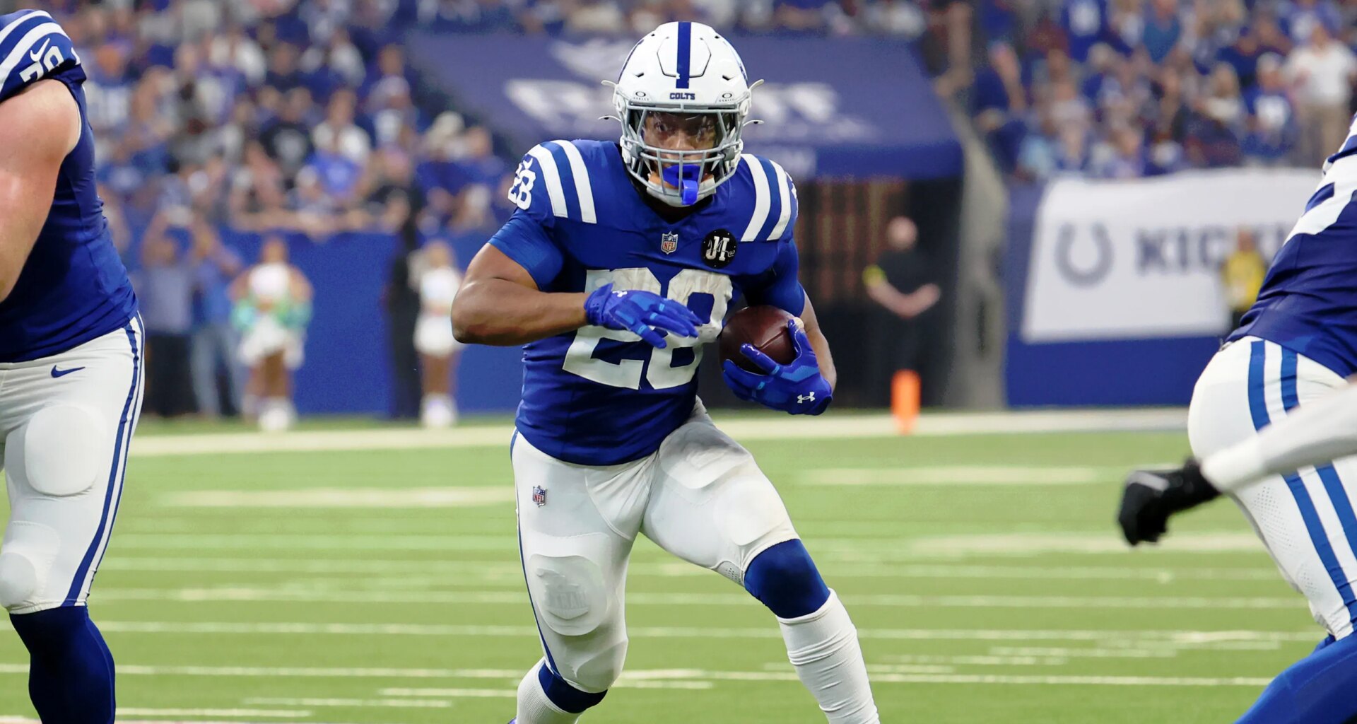 What does current Colts' starting offense look like?