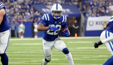 What does current Colts' starting offense look like?