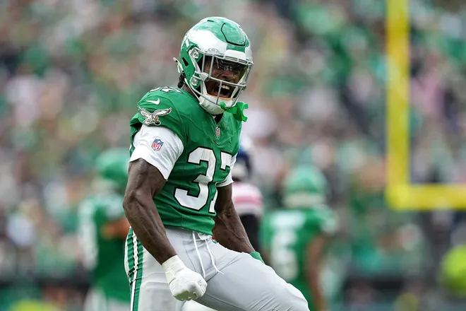 Tank Bigsby #37 of the Philadelphia Eagles (Photo by Mitchell Leff/Getty Images)