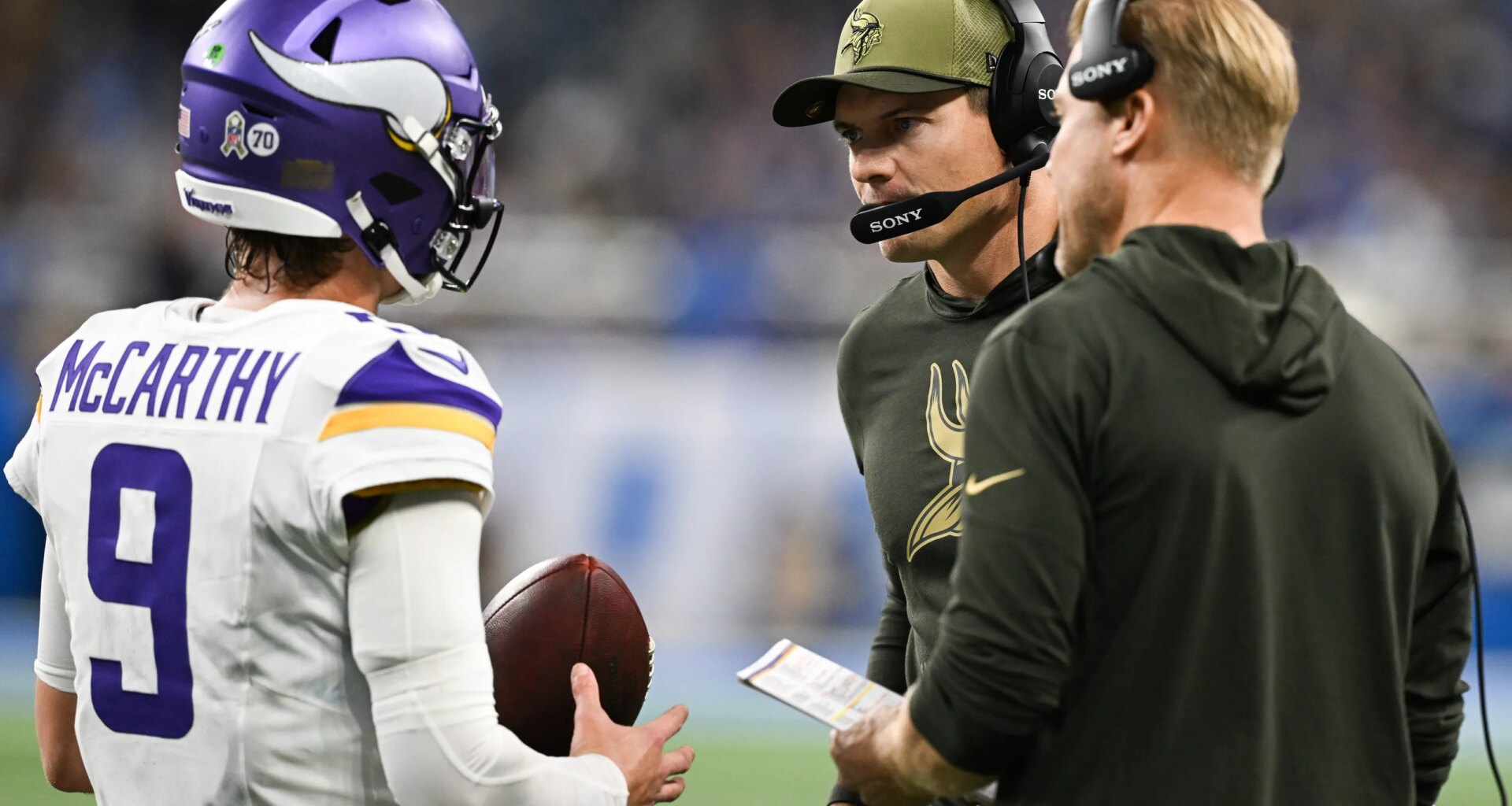 PFF has the Vikings in the middle post-free agency