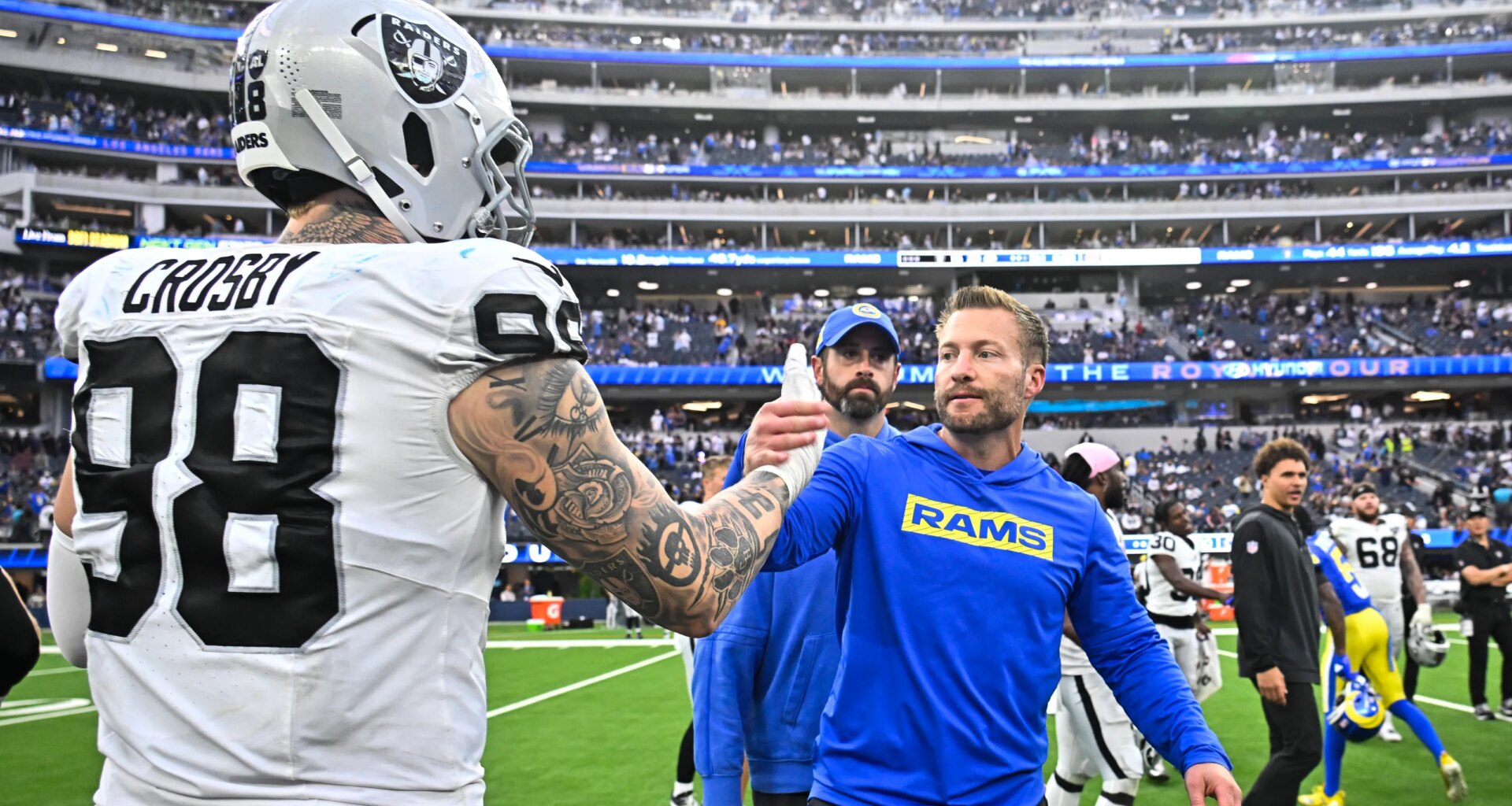 Sean McVay was 'shocked' after Ravens pulled out of Maxx Crosby trade