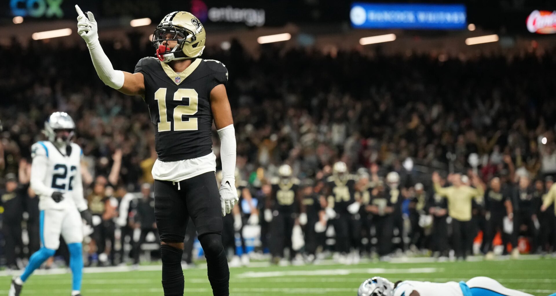 Browns QB Shedeur Sanders reacts to Saints WR Chris Olave trade rumor