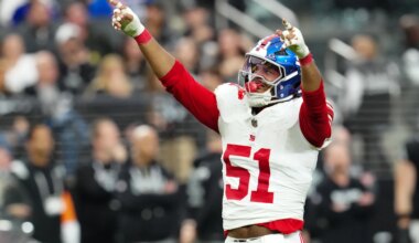 New York Giants' Abdul Carter switches to jersey No. 3