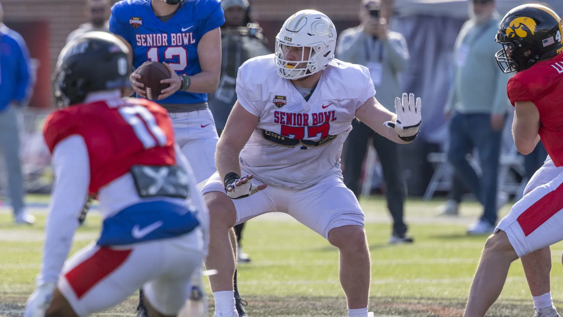 Top offensive linemen, including 40 times