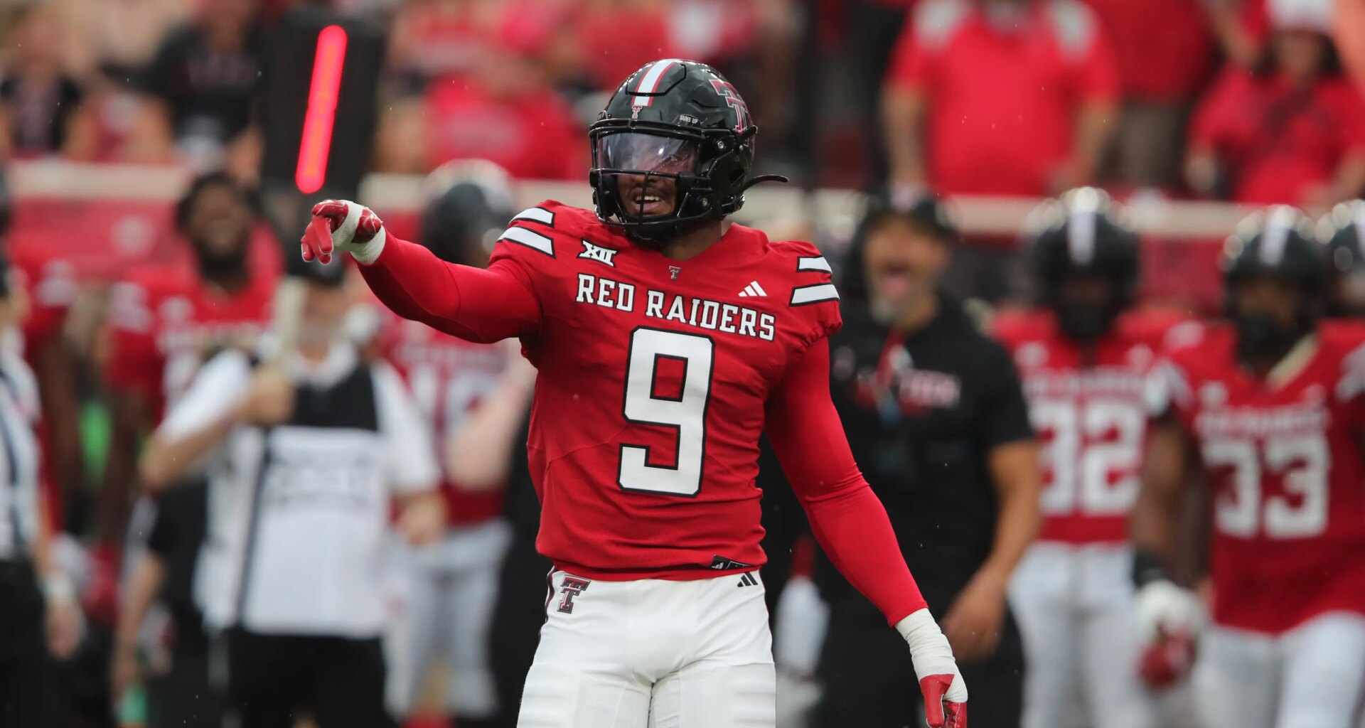 Colts visiting with Texas Tech EDGE Romello Height