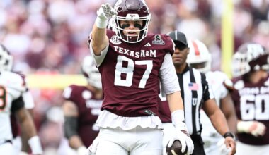 No. 36, Texas A&M TE Nate Boerkircher