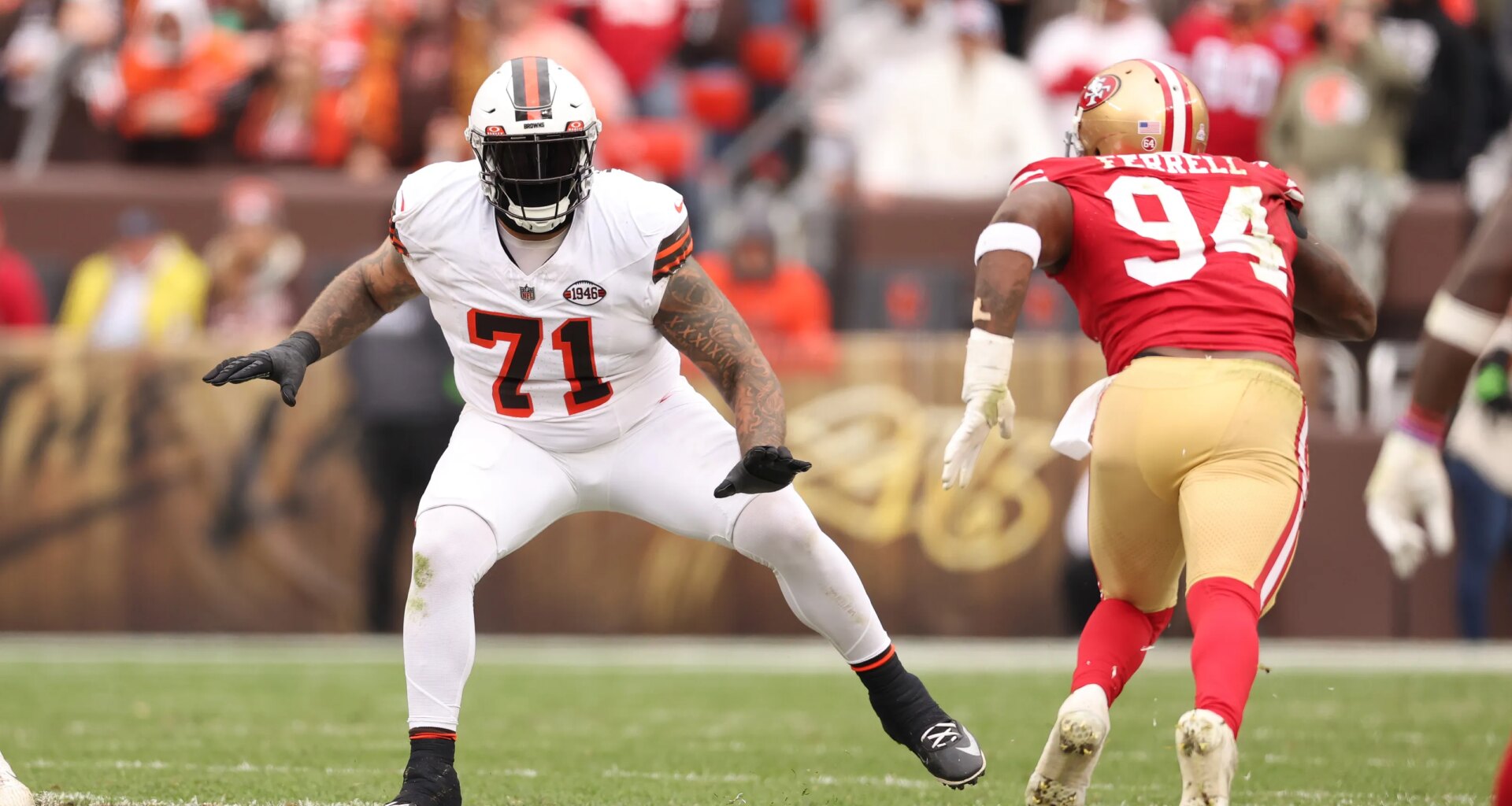 Detroit Lions host former Browns first-round OT on free agency visit