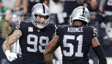 Raiders defensive depth chart with free agent additions plugged in