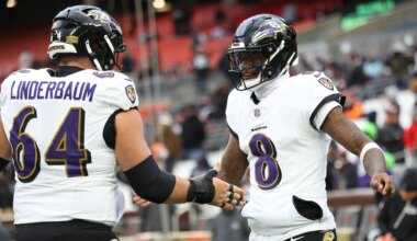 Ravens C Tyler Linderbaum a FA target?