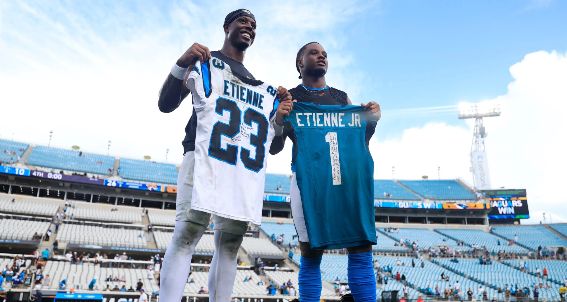 Saints RB Travis Etienne Jr. eager to sweep younger brother's Panthers