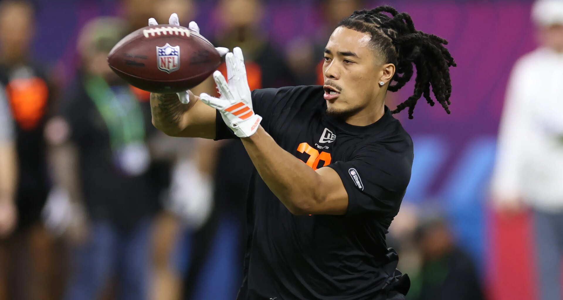 LA Rams' Les Snead checking out top WR prospect at USC pro day