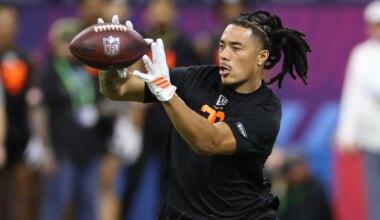 LA Rams' Les Snead checking out top WR prospect at USC pro day