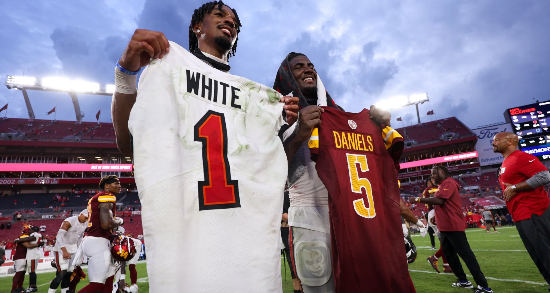 Marvin Lewis on Rachaad White and Brandon Aiyuk