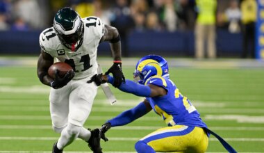 Patriots, Rams pursuing trade for Eagles WR A.J. Brown: report