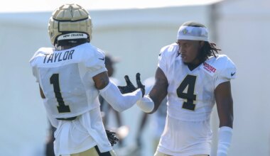 Kool-Aid McKinstry switching to 4th number in 3 years with the Saints