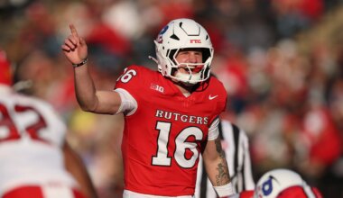Raiders hold formal draft meeting with Rutgers QB Athan Kaliakmanis