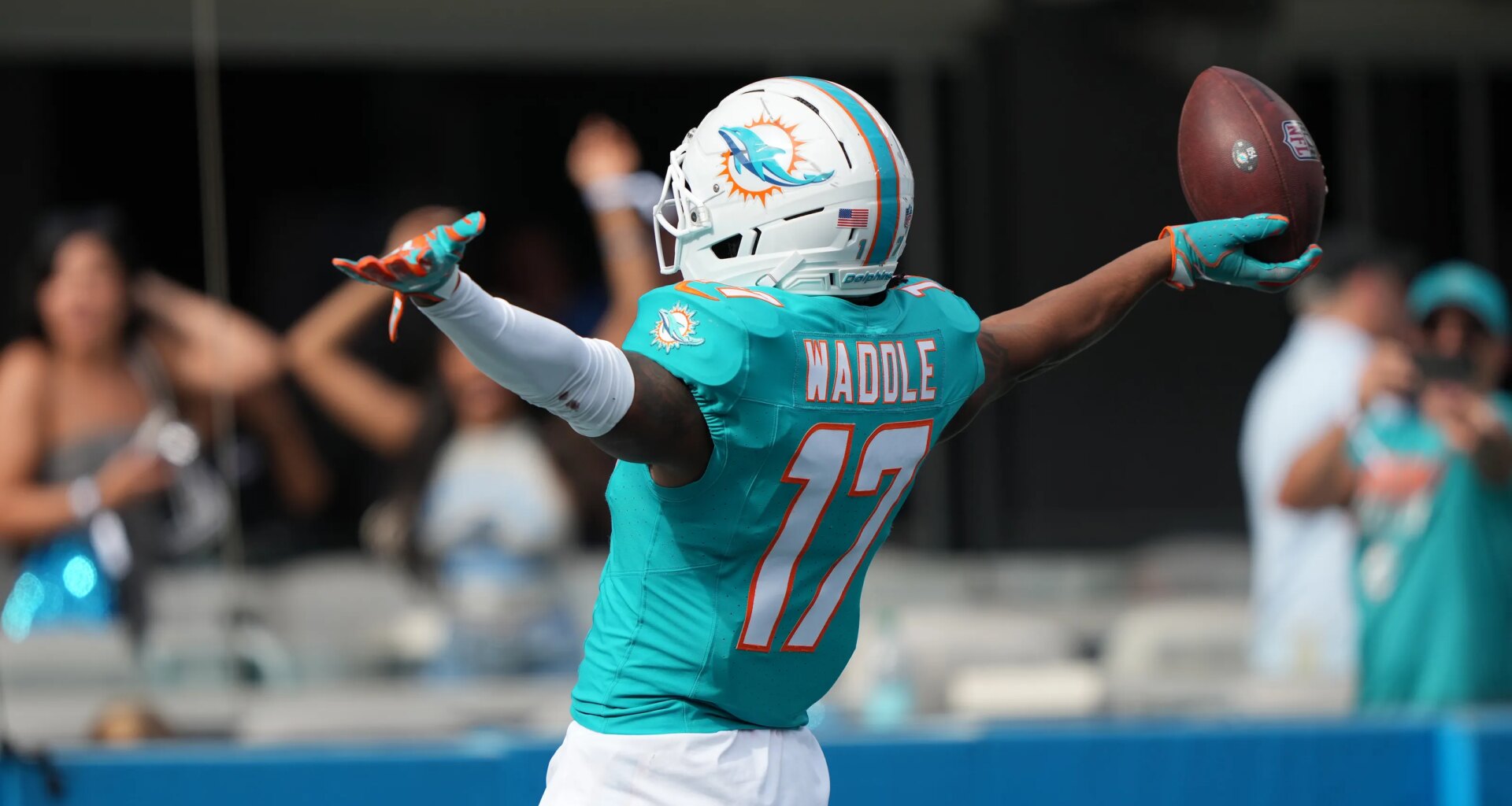 Check out these highlights of new WR Jaylen Waddle