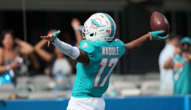 Check out these highlights of new WR Jaylen Waddle