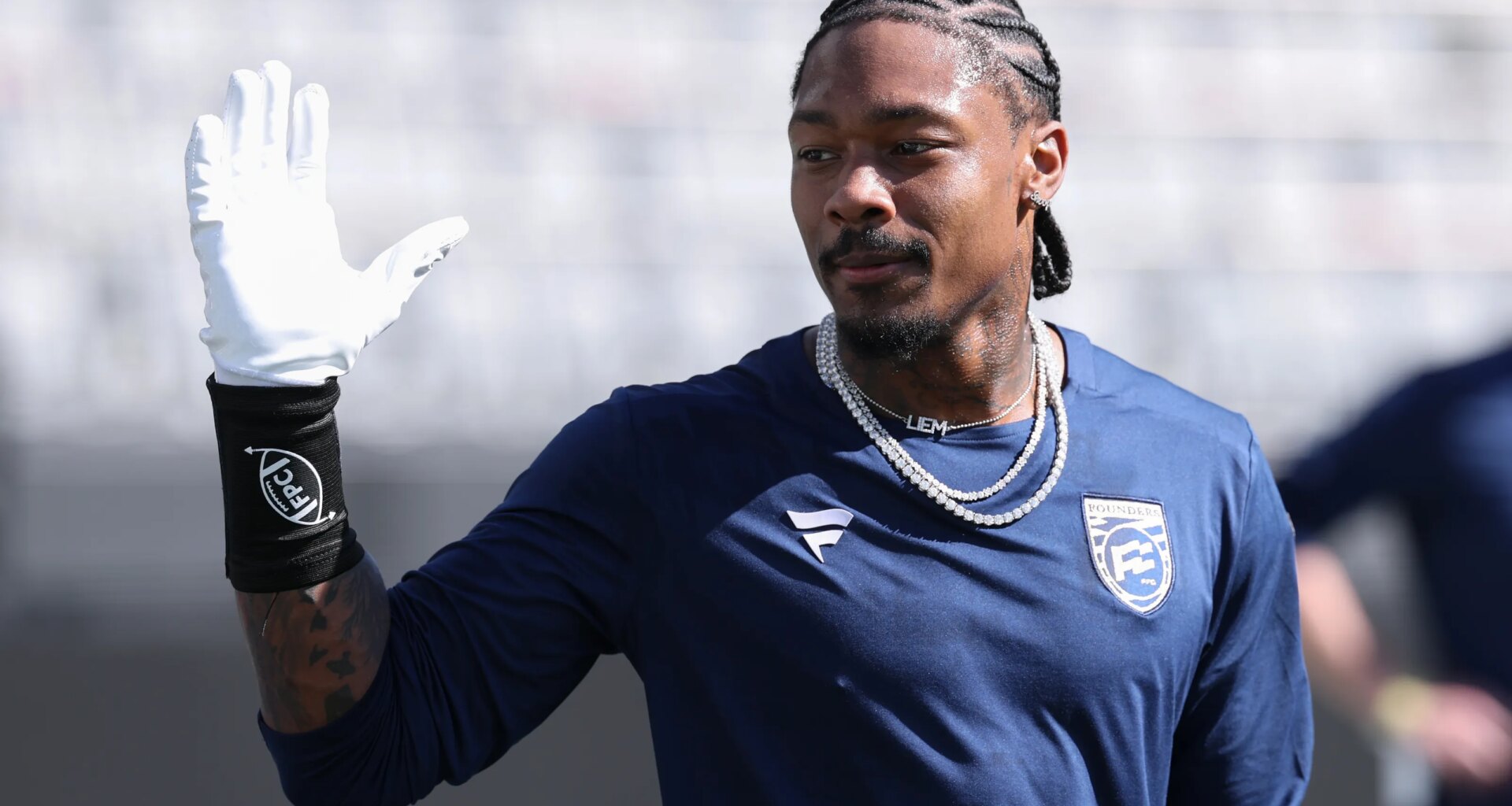 Stefon Diggs makes first public appearance since being cut by Patriots