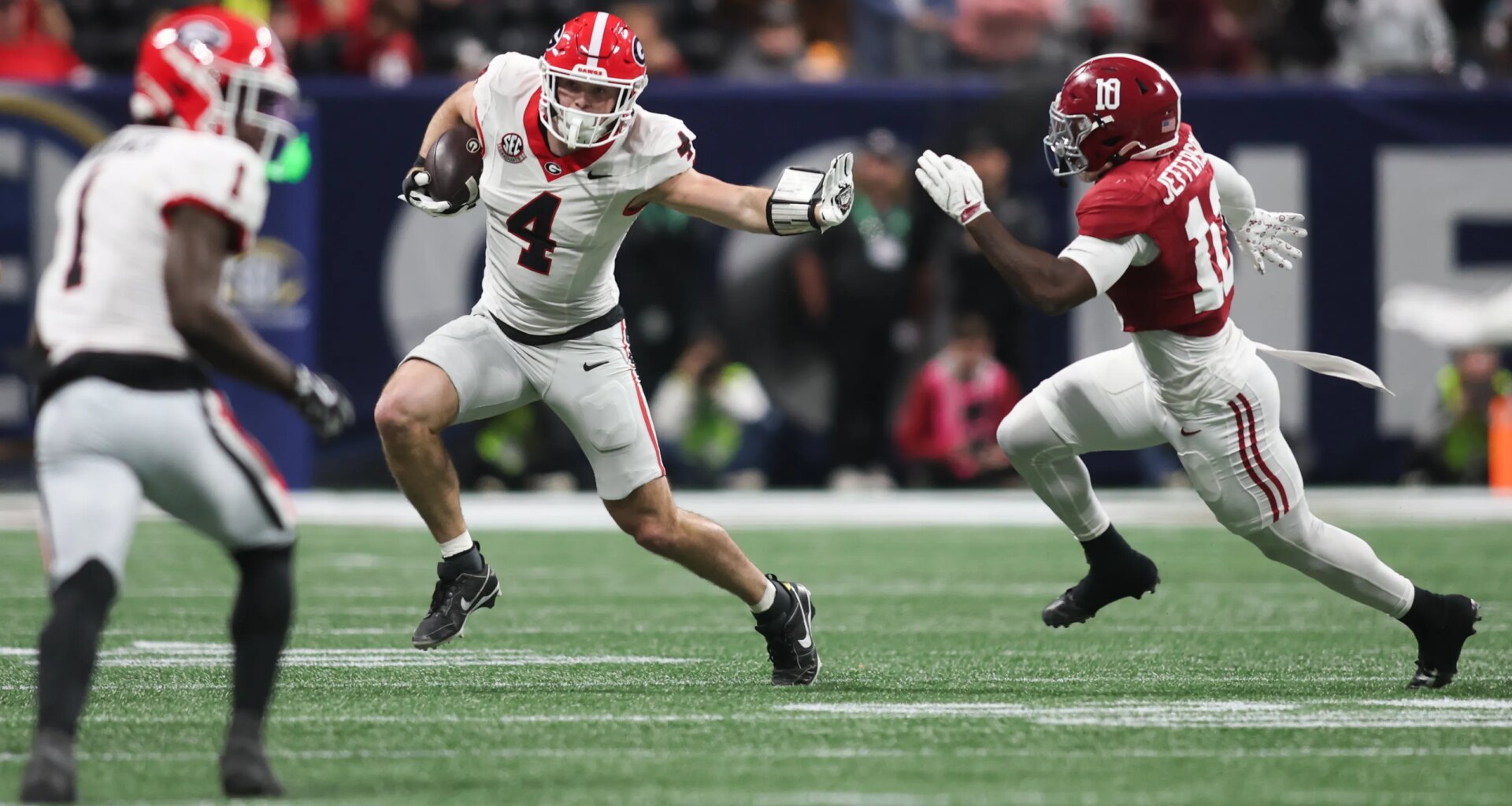 Saints meet underrated Georgia tight end Oscar Delp