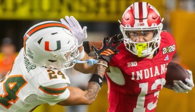 Scouting Saints prospect, Indiana WR Elijah Sarratt