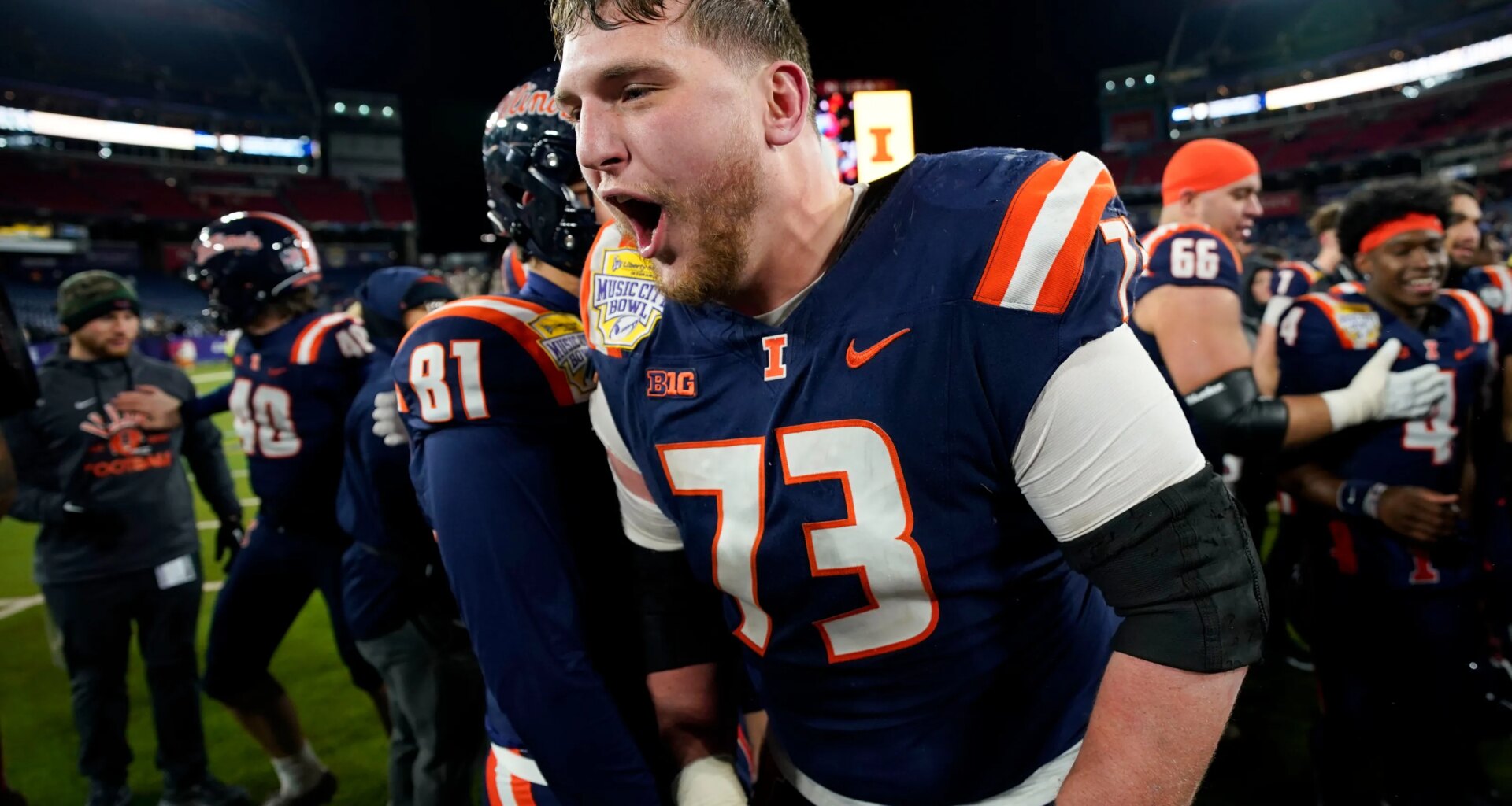 Saints meet with promising Illinois guard Josh Gesky