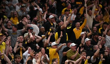 Eagles star Cooper DeJean attends Iowa’s Sweet 16 win over Nebraska