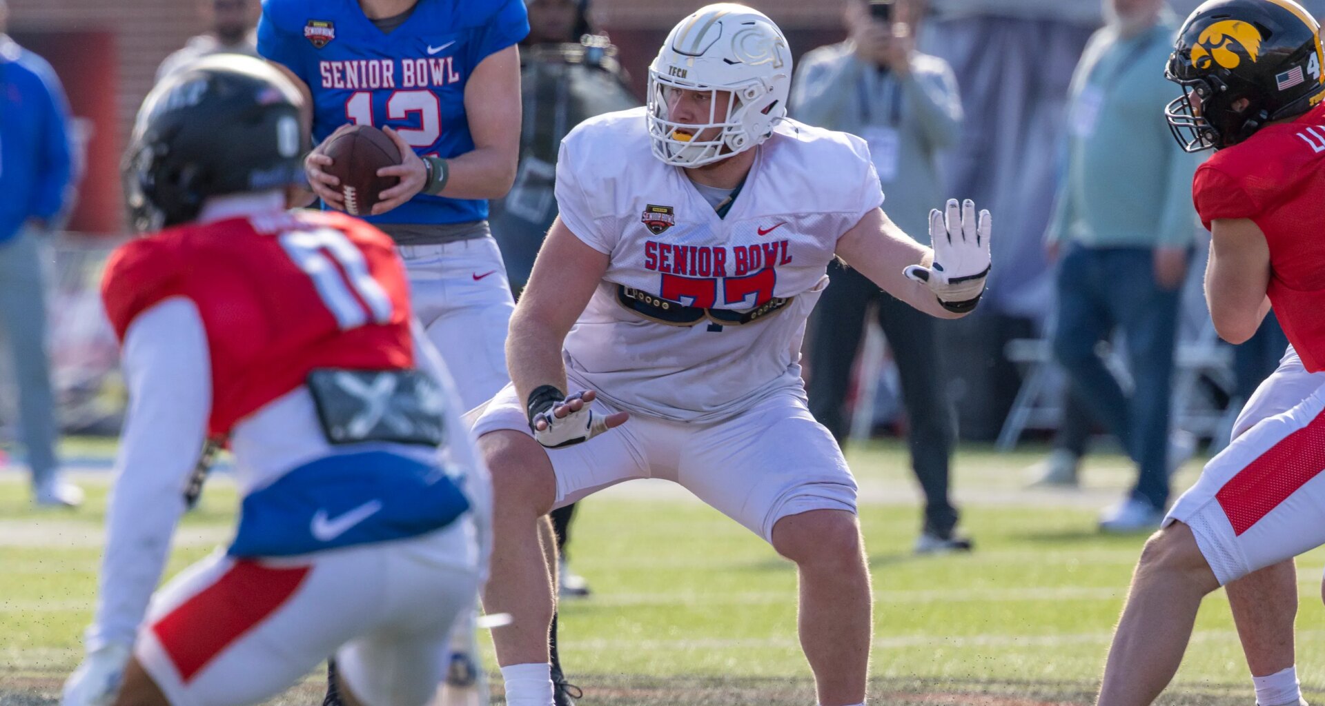 Giants urged to draft guard who is 'tougher and nastier' than Cam Skattebo