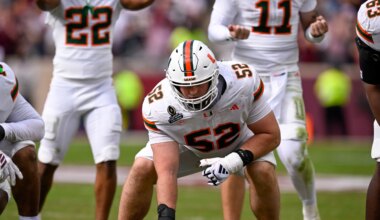 Tennessee Titans held Top 30 visit with Miami C James Brockermeyer
