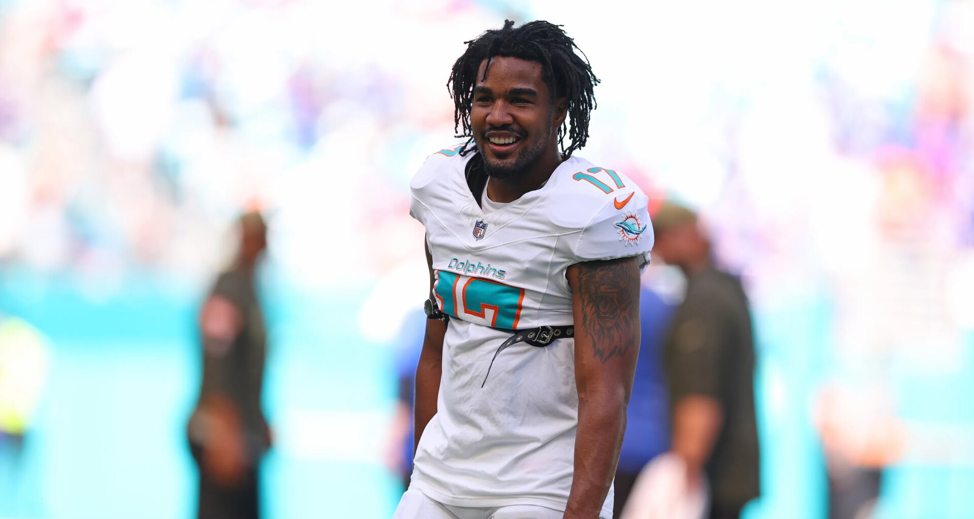 George Paton comments on Jaylen Waddle trade