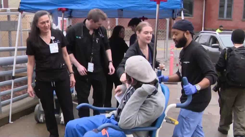 Allegheny General Hospital conducts ER drill ahead of NFL draft