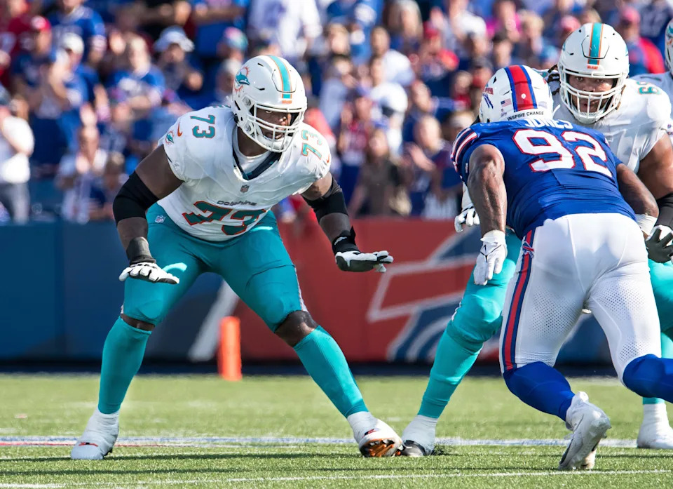 Free agent defensive tackle DaQuan Jones (92) spent the last four seasons in Buffalo.