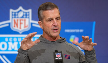 Giants' John Harbaugh gets close look at Ohio State's Styles, Downs