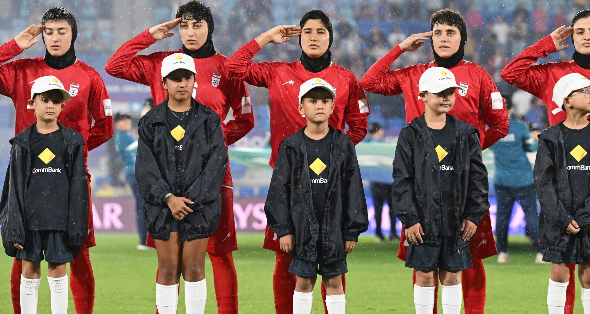 Iran women’s football team sing anthem amid safety concerns during war | Football News