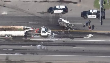 Suspect dead, 3 hospitalized after police pursuit leads to violent wreck with truck in Texas City