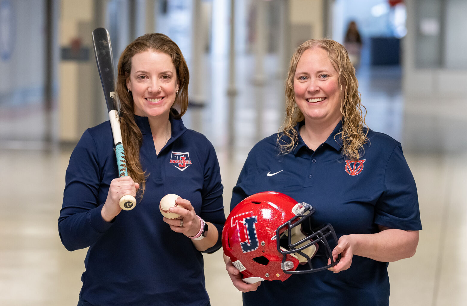 2 women make history coaching varsity baseball, football at Virginia high school