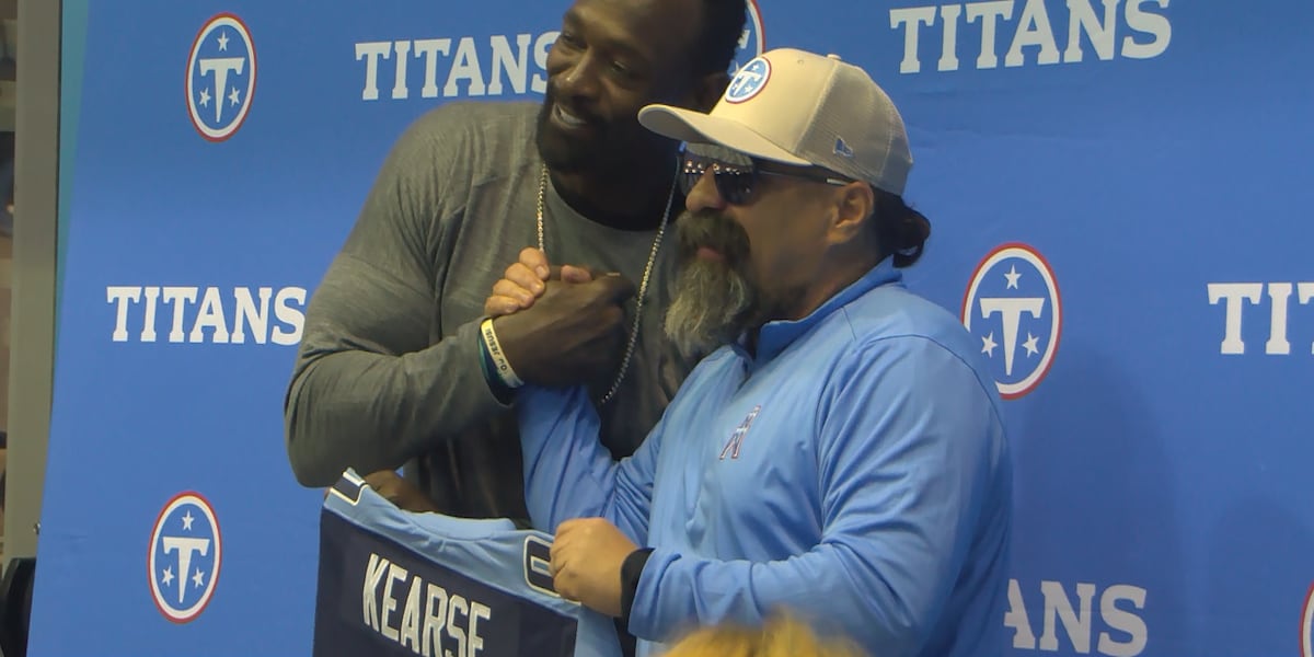 Titans fans shop new rebranded gear at team store in Nissan Stadium