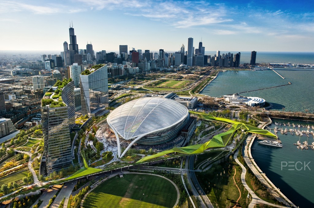 Proposal includes Soldier Field dome but Bears focused elsewhere