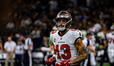 Mike Evans departs from the Tampa Bay Buccaneers after 12 seasons with the team