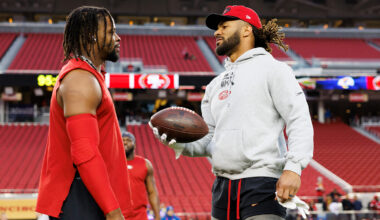 Fred Warner’s wife shares video of Dre Greenlaw and their son – NBC Sports Bay Area & California