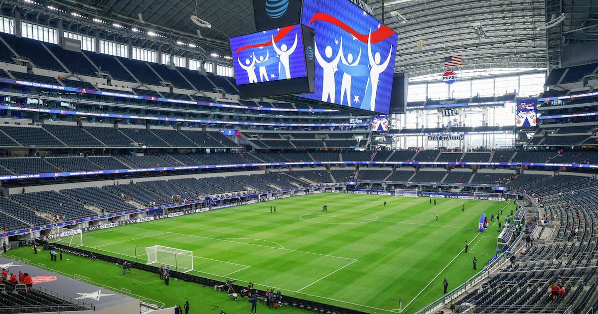 How long will AT&T Stadium use World Cup grass surface? Cowboys' Jerry Jones offers answer