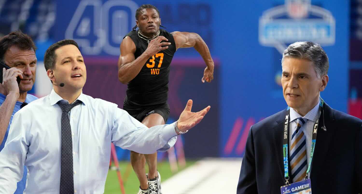 Adam Schefter, Mike Florio continue sparring over Carnell Tate’s 40 time