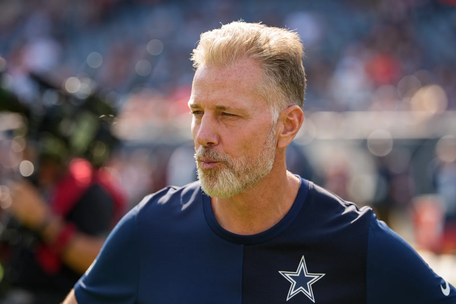 Matt Eberflus of the Dallas Cowboys