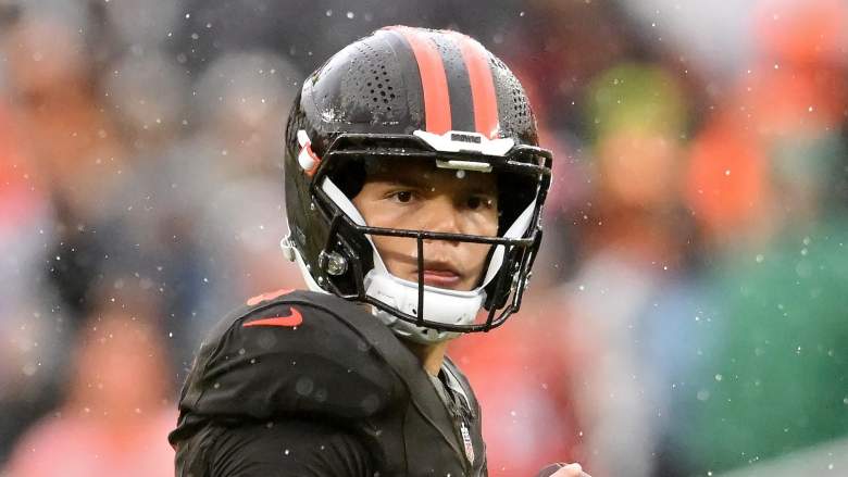 Cleveland Browns quarterback Dillon Gabriel is under pressure to produce.