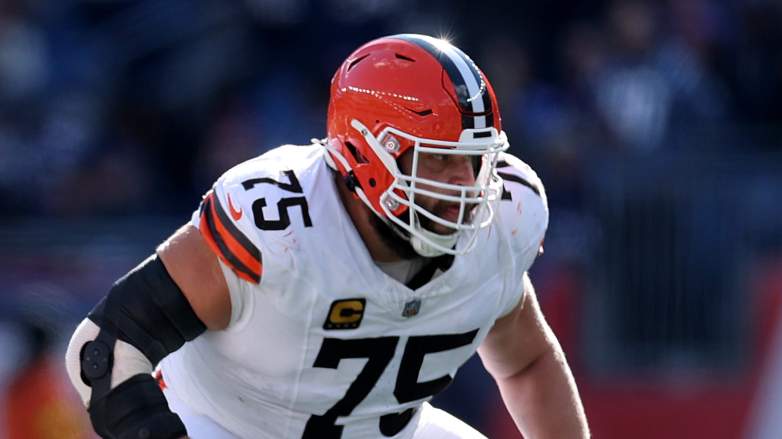 Cleveland Browns veteran Joel Bitonio has some more time to weigh his future.